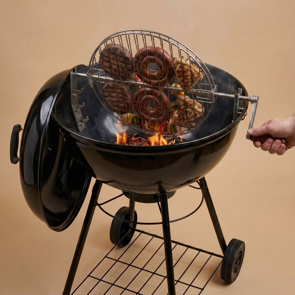 Barbecue Venti9 – Grille rotative double-couche
