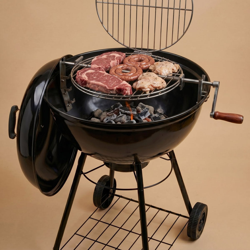 Barbecue Venti9 – Grille rotative double-couche